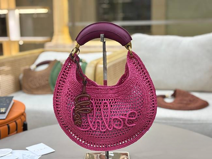 Chole Summer Banana Bags Raffia