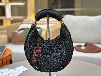 Chole Summer Banana Bags Raffia